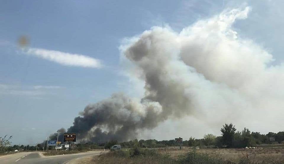 Požar na lijevom kraku Bojane Požar na lijevom kraku Bojane