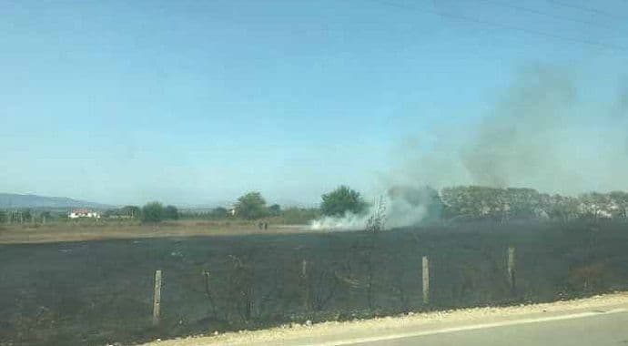Ulcinj: Gori na nekoliko lokacija u Štoju Ulcinj: Gori na nekoliko lokacija u Štoju