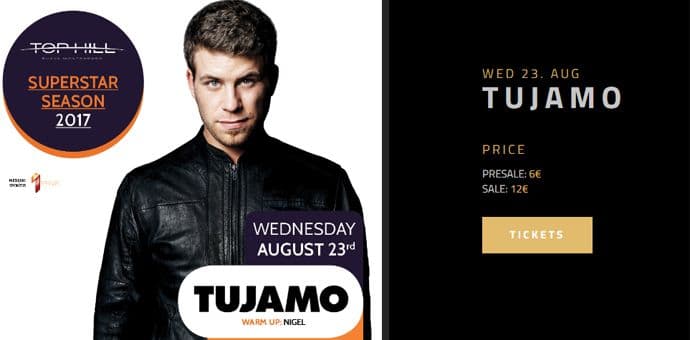 Njemačka senzacija Tujamo večeras na Top Hill-u! Njemačka senzacija Tujamo večeras na Top Hill-u!