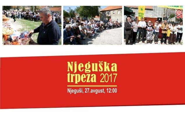 „Njeguška trpeza“ u nedjelju „Njeguška trpeza“ u nedjelju
