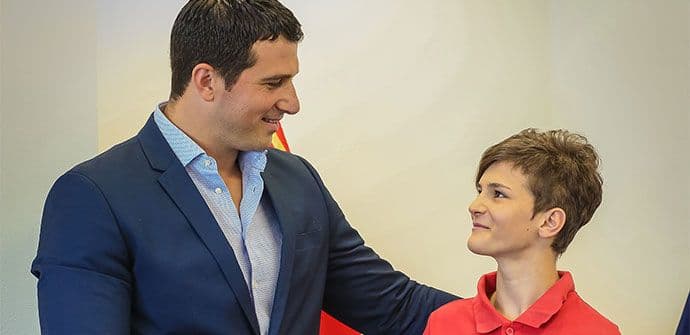 Crnogorska vicešampionka svijeta u džudou na prijemu kod ministra sporta Crnogorska vicešampionka svijeta u džudou na prijemu kod ministra sporta