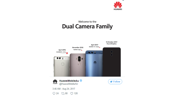 Huawei objavio prvu fotografiju Mate 10 telefona Huawei objavio prvu fotografiju Mate 10 telefona