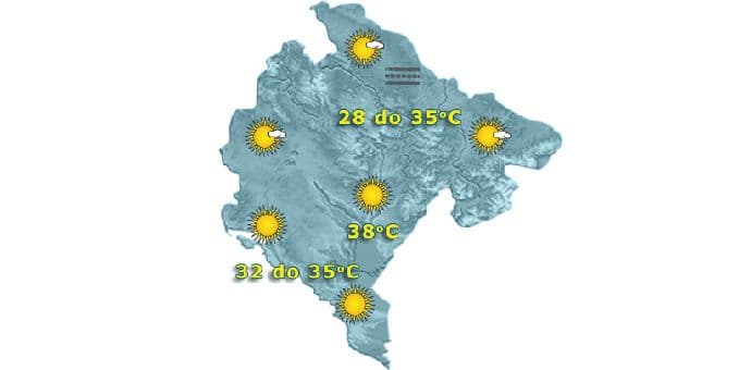 METEO: I sjutra toplo, naredne sedmice velika promjena vremena METEO: I sjutra toplo, naredne sedmice velika promjena vremena