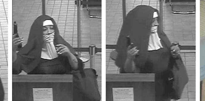 Kao časne sestre pokušale da opljačkaju banku u Pensilvaniji Kao časne sestre pokušale da opljačkaju banku u Pensilvaniji