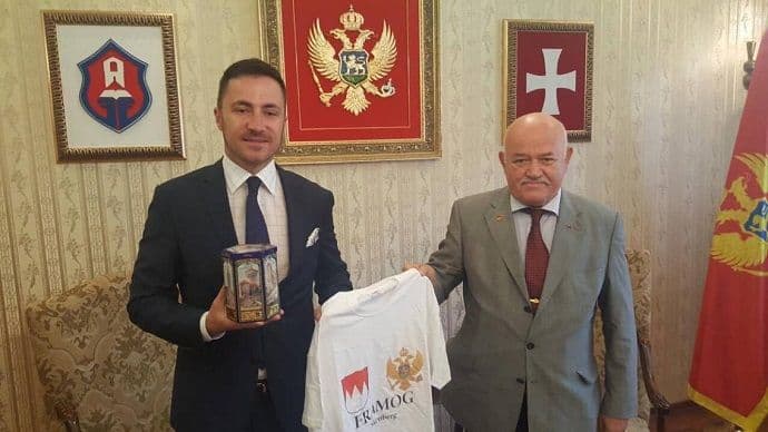 Delegacija Franačko – crnogorskog društva posjetila Cetinje Delegacija Franačko – crnogorskog društva posjetila Cetinje