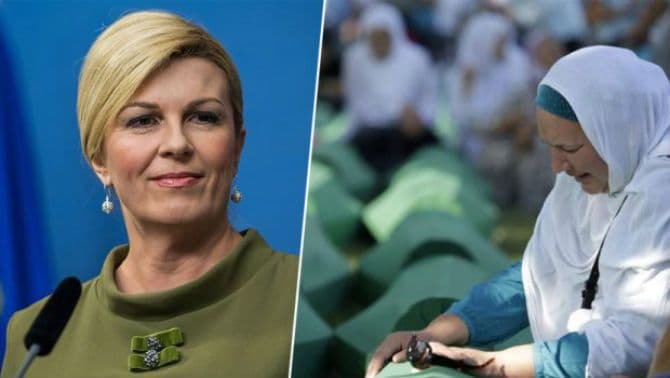 Hrvatska predsjednica majkama Srebrenice: Najlakše je gledati u prošlost Hrvatska predsjednica majkama Srebrenice: Najlakše je gledati u prošlost