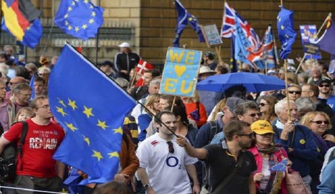 Ponovo protest u Londonu: "Nećemo Bregzit" Ponovo protest u Londonu: "Nećemo Bregzit"