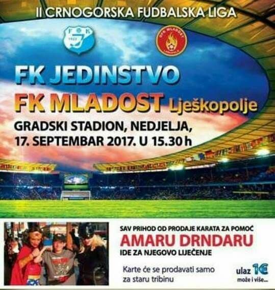 FK Jedinstvo u nedjelju igra za Amara Drndara FK Jedinstvo u nedjelju igra za Amara Drndara