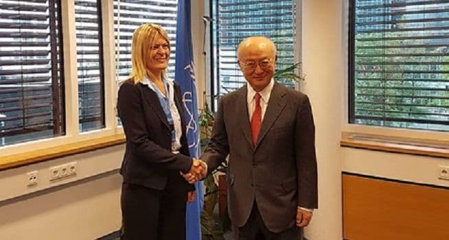 Ministarka Damjanović sa čelnicima Agencije IAEA: Podrška osnivanju međunarodnog instituta Ministarka Damjanović sa čelnicima Agencije IAEA: Podrška osnivanju međunarodnog instituta