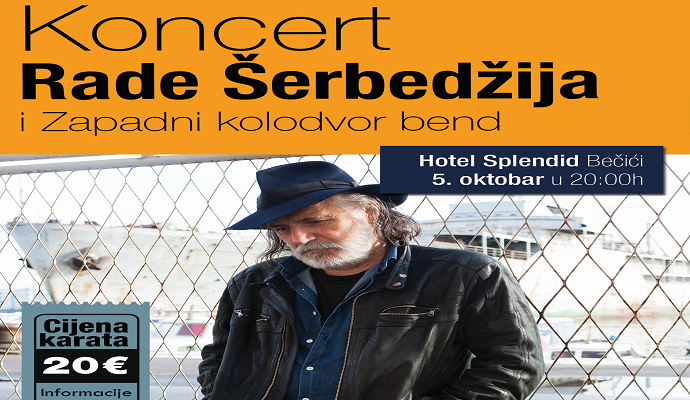 Rade Šerbedžija u Podgorici četvrtog oktobra Rade Šerbedžija u Podgorici četvrtog oktobra