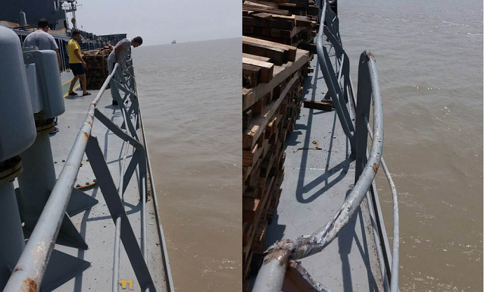 Crnogorski brod "Bar" se sudario sa brodom iz Bahama Crnogorski brod "Bar" se sudario sa brodom iz Bahama