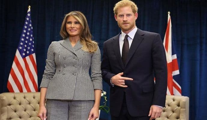 Melanija prvi put bez Donalda na susretu s princem Harijem Melanija prvi put bez Donalda na susretu s princem Harijem