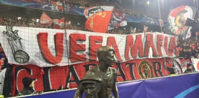 UEFA kažnjava Spartak zbog transparenta "UEFA mafija" UEFA kažnjava Spartak zbog transparenta "UEFA mafija"