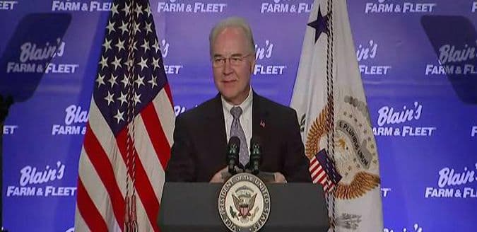 Trampov ministar zdravstva podnio ostavku Trampov ministar zdravstva podnio ostavku