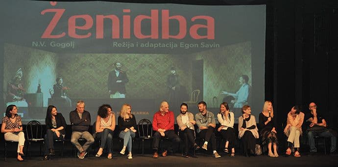 "Ženidba" otvara novu sezonu CNP-a, Savin: Živimo u balkanskoj palanci "Ženidba" otvara novu sezonu CNP-a, Savin: Živimo u balkanskoj palanci