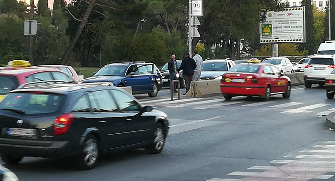 Podgorica: Udes na mostu Podgorica: Udes na mostu