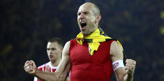 Bavarci pobijedili u Dortmundu uz rekord Robena Bavarci pobijedili u Dortmundu uz rekord Robena