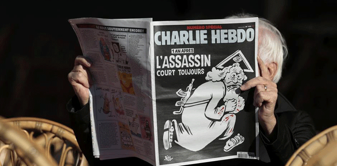 Prijetnje smrću Šarli Ebdou zbog karikature islamskog teologa Prijetnje smrću Šarli Ebdou zbog karikature islamskog teologa