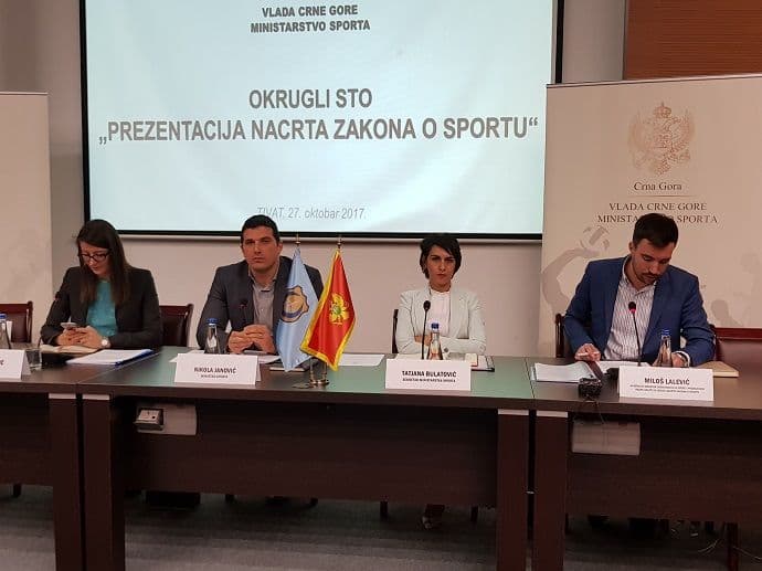 Nacrt zakona o sportu: Uvođenje reda, podrška sportistima i slamanje sive ekonomije Nacrt zakona o sportu: Uvođenje reda, podrška sportistima i slamanje sive ekonomije