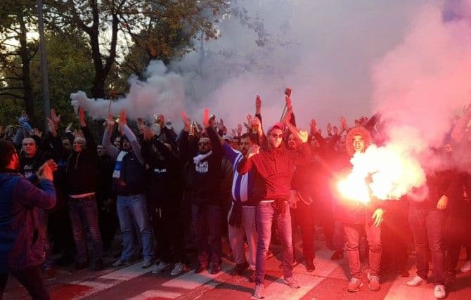 Uhapšeno 37 navijača Budućnosti Ilustracija