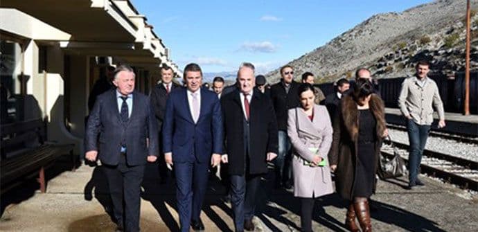 Otvorena zajednička željeznička stanica Crne Gore i Albanije - Tuzi Otvorena zajednička željeznička stanica Crne Gore i Albanije - Tuzi