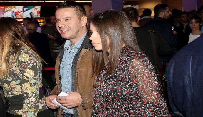 Vlado Georgiev: Sa trudnom Milicom u javnosti Vlado Georgiev: Sa trudnom Milicom u javnosti