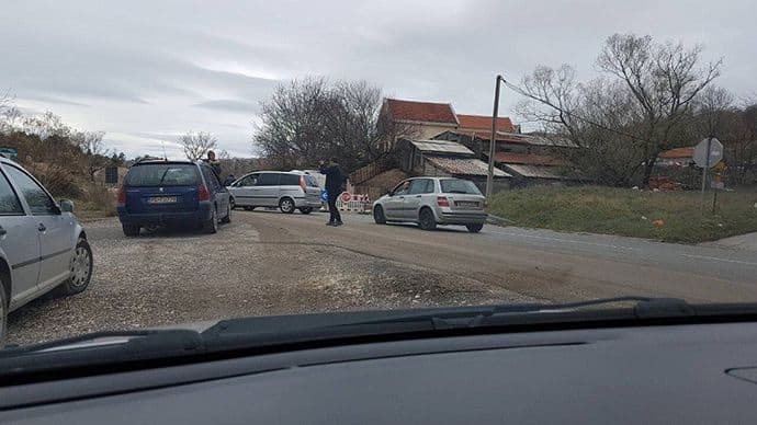 Zatvoren put Cetinje-Budva Zatvoren put Cetinje-Budva