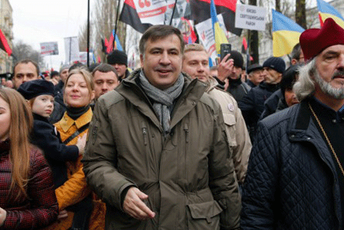 Kijev: Sakašvili na čelu marša za opoziv Porošenka
