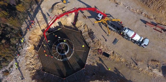 Bemax izlio prvi temelj za vjetroelektrane na Možuri Bemax izlio prvi temelj za vjetroelektrane na Možuri