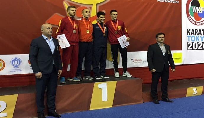 Tri zlatne, jedna srebrna i tri bronze za crnogorske karatiste Tri zlatne, jedna srebrna i tri bronze za crnogorske karatiste