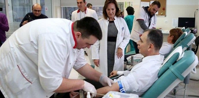 Hrapović: Svi mi zavisimo od dobrovoljnih davalaca krvi Hrapović: Svi mi zavisimo od dobrovoljnih davalaca krvi