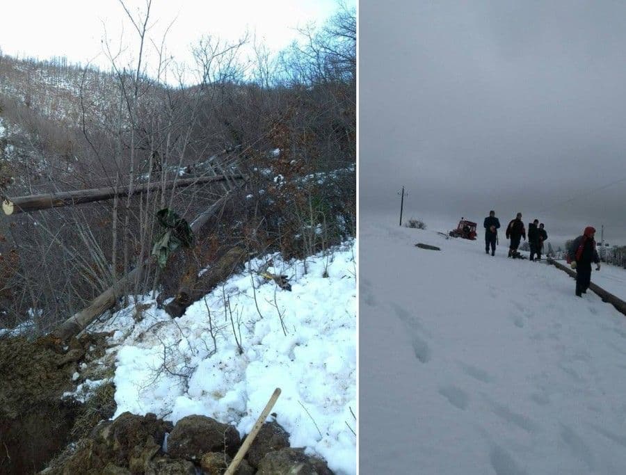 Palo više od 130 stubova Palo više od 130 stubova