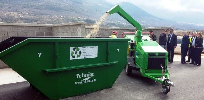 Biodrobilica za zeleni otpad konačno u pogonu Biodrobilica za zeleni otpad konačno u pogonu