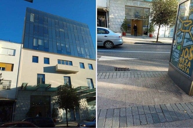 Vjetar srušio staklo sa "Hiltona" Vjetar srušio staklo sa "Hiltona"