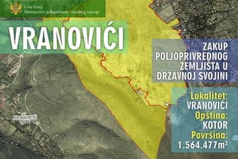 Vlada objavila  tri nova javna poziva za zakup zemljišta