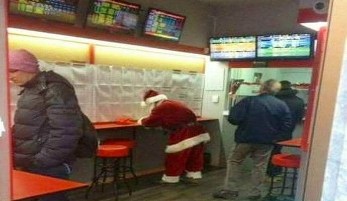 Podgorički Deda Mraz igra kladionicu Podgorički Deda Mraz igra kladionicu