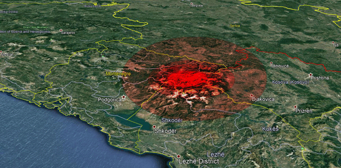 Oštećeno oko sto kuća, nema povrijeđenih Oštećeno oko sto kuća, nema povrijeđenih
