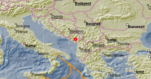 Zemljotres u Podgorici Zemljotres u Podgorici