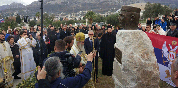 Otkrivena bista kralja Nikole Otkrivena bista kralja Nikole