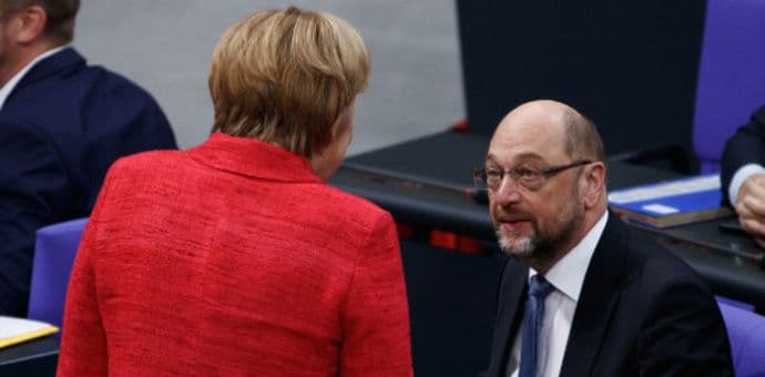 "Velike prepreke" između Merkelove i Šulca "Velike prepreke" između Merkelove i Šulca