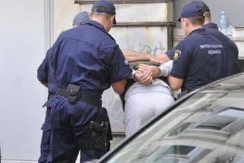 O presudi Dragoju Baošiću 21. oktobra Sa privođenja Baošića; Foto: Pobjeda