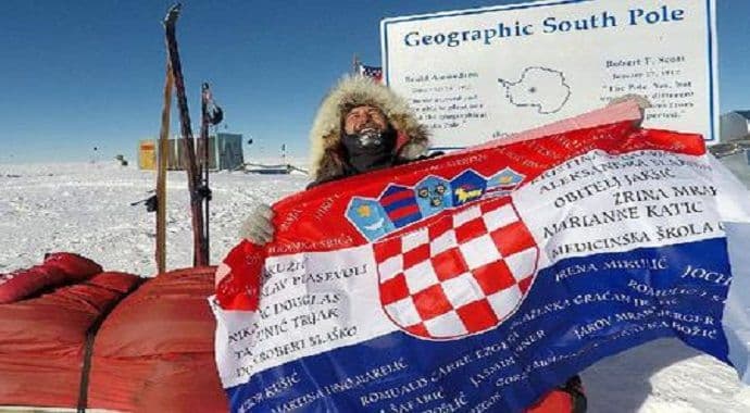 Hrvat stigao na Južni pol nakon 47 dana pješačenja Hrvat stigao na Južni pol nakon 47 dana pješačenja