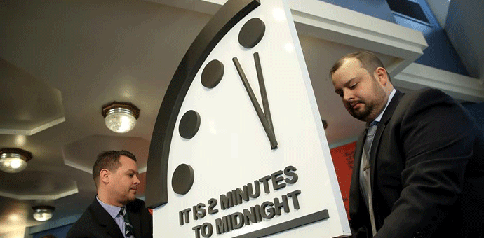 „Uključen“ sat koji mjeri vrijeme do „sudnjeg dana“ civilizacije „Uključen“ sat koji mjeri vrijeme do „sudnjeg dana“ civilizacije