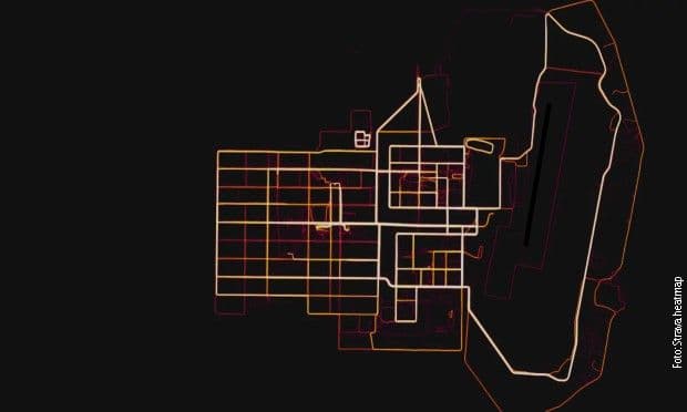 Fitnes aplikacija otkrila lokacije tajnih američkih baza Fitnes aplikacija otkrila lokacije tajnih američkih baza