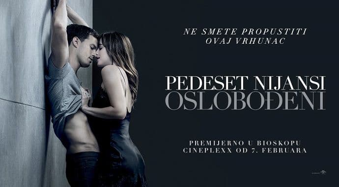''Pedeset nijansi oslobođeni'' od 7. februara u Cineplexx-u ''Pedeset nijansi oslobođeni'' od 7. februara u Cineplexx-u