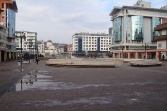 Trg Vektre bez struje Ilustracija