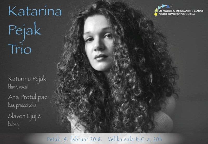 Katarina Pejak Trio sjutra u KIC-u Katarina Pejak Trio sjutra u KIC-u