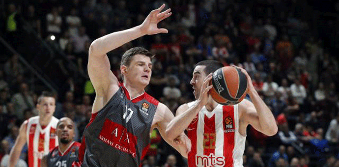 Zvezda sa 100 poena ispratila Armani u Milano Zvezda sa 100 poena ispratila Armani u Milano