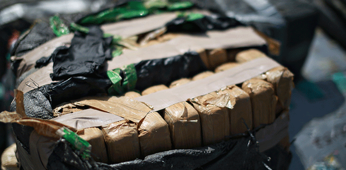 Tona kokaina zaplijenjena u vojnoj bazi Ilustracija