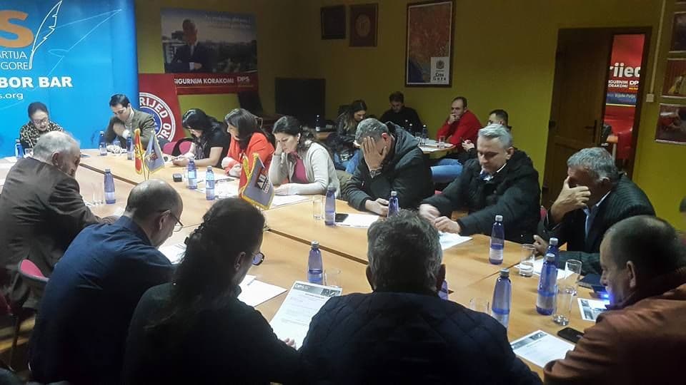 DPS BAR: Dogovoren plan djelovanja u susret predsjedničkim i lokalnim izborima DPS BAR: Dogovoren plan djelovanja u susret predsjedničkim i lokalnim izborima